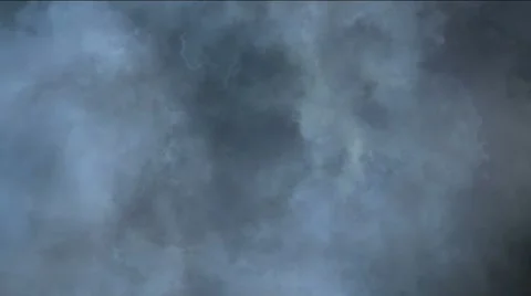 Storm clouds at night Stock Footage 7974799