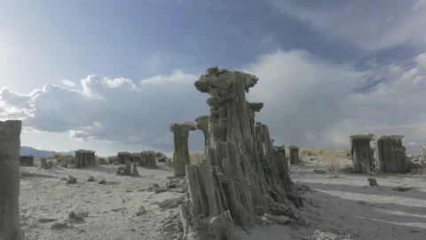 Storm Clouds over Mono Lake and Sand Tufa Timelapse Vidéo 241629298