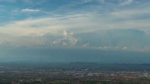 Storm Clouds Over Phoenix Stock Footage 219717096
