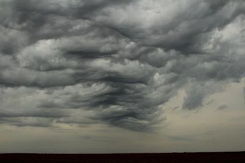 Storm clouds over the sky Stock Photos