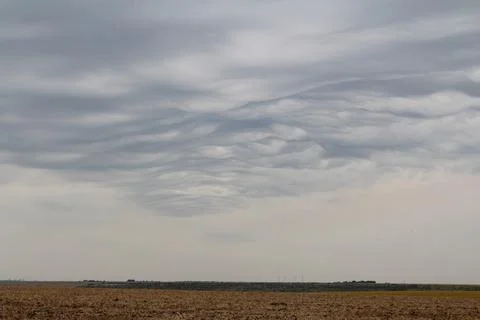 Storm clouds over the sky Stock Photos