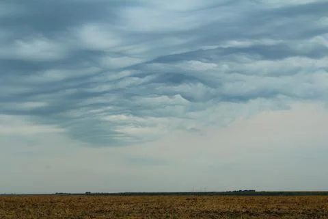 Storm clouds over the sky Stock Photos