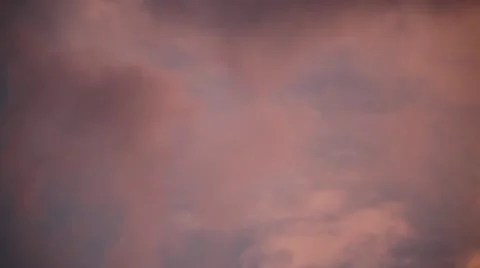 Storm clouds parting revealing blue sky Stock-Footage 52491034