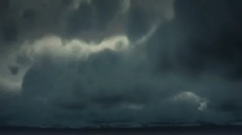 Storm Clouds Passing Stock Footage 36100249