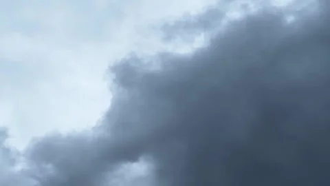 Storm clouds passing quickly through the sky Stock Footage 285992011