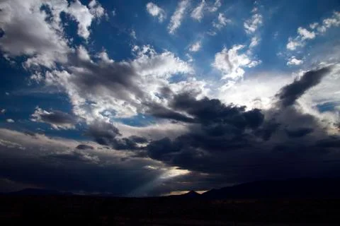 STORM CLOUDS PIKES PEAK Foto stock