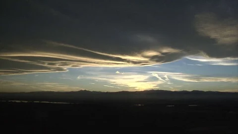 Storm clouds rolling in Stock Footage 74095904