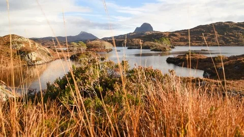 Storm clouds rolling over Scotland Stock Footage 69947737
