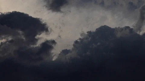 Storm Clouds Rolling-In  ( time-lapse ) Stock Footage 93316029