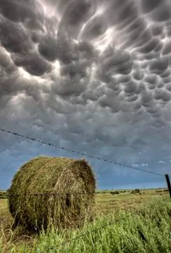 Storm Clouds Saskatchewan Stock Photos