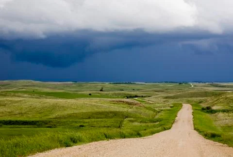 Storm Clouds Saskatchewan Stock Photos