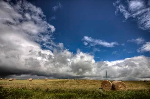 Storm Clouds Saskatchewan 스톡 사진
