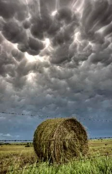 Storm Clouds Saskatchewan Stock Photos