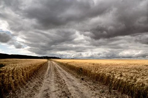Storm Clouds Saskatchewan Stock Photos