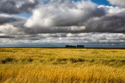 Storm Clouds Saskatchewan Stock Photos