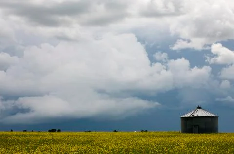 Storm Clouds Saskatchewan Stock Photos