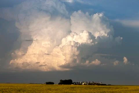 Storm Clouds Saskatchewan 스톡 사진