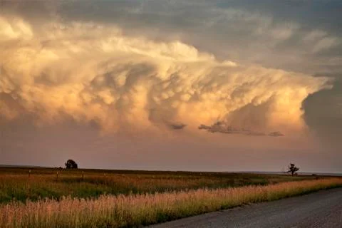 Storm Clouds Saskatchewan Stock Photos