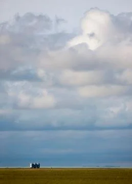 Storm Clouds Saskatchewan 스톡 사진