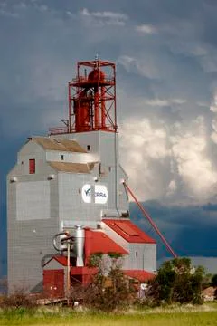 Storm Clouds Saskatchewan Stock Photos
