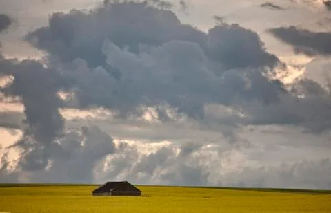 Storm Clouds Saskatchewan Stock Photos