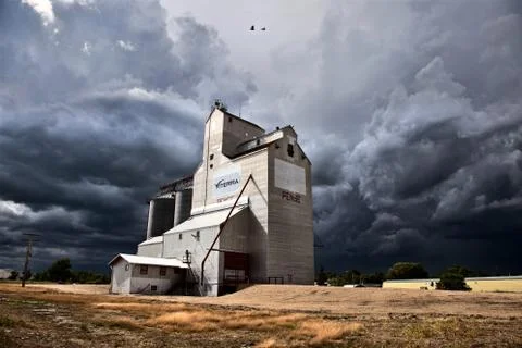 Storm Clouds Saskatchewan Stock Photos