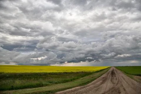 Storm Clouds Saskatchewan Stock Photos