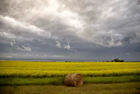 Storm Clouds Saskatchewan Stock Photos