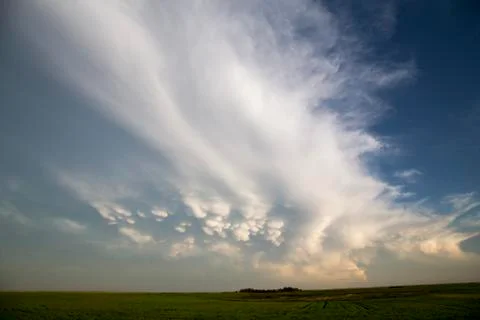 Storm Clouds Saskatchewan Stock Photos