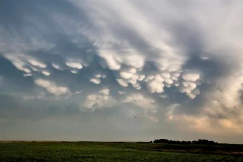 Storm Clouds Saskatchewan Stock Photos