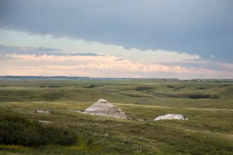 Storm Clouds Saskatchewan Stock Photos