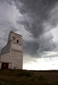 Storm Clouds Saskatchewan Stock-Fotos