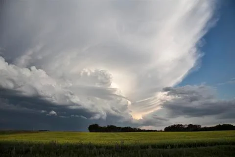 Storm Clouds Saskatchewan Stock Photos