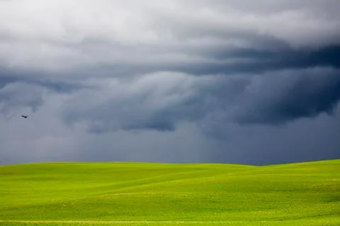 Storm Clouds Saskatchewan Stock Photos