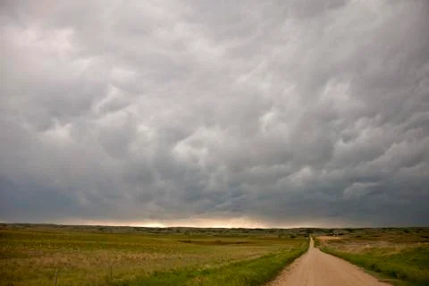 Storm Clouds Saskatchewan Stock Photos