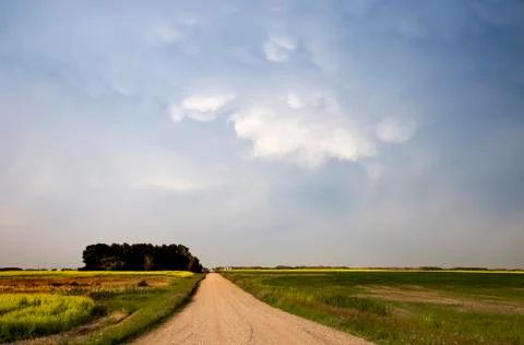 Storm Clouds Saskatchewan Stock Photos