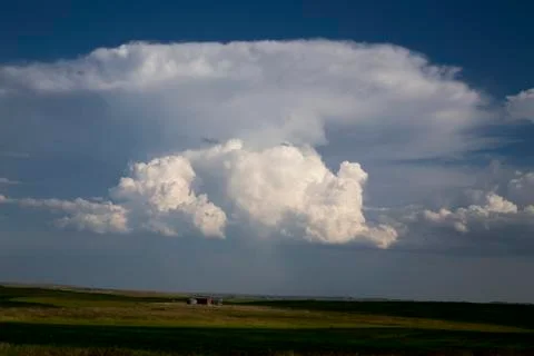 Storm Clouds Saskatchewan Stock Photos