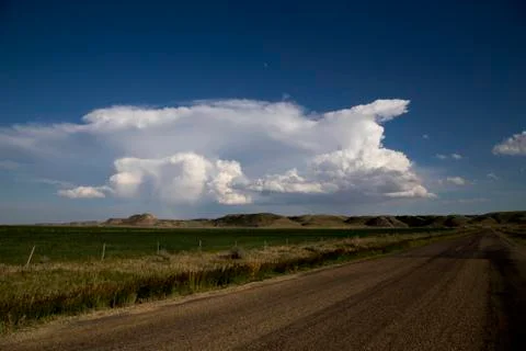 Storm Clouds Saskatchewan Stock Photos