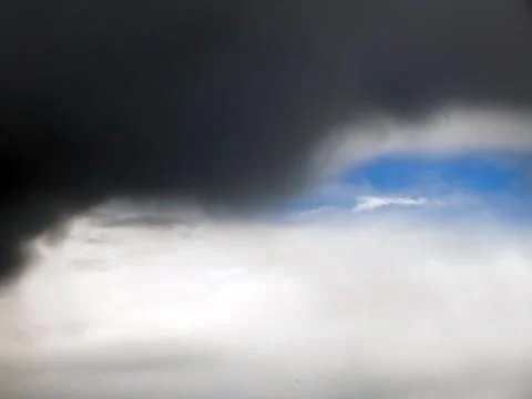 Storm clouds in the sky close up Stock Photos