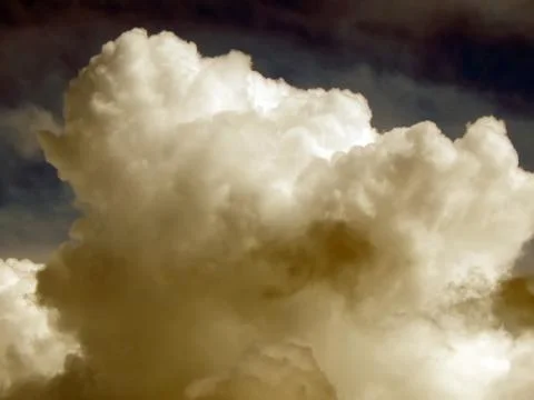 Storm clouds in the sky close up Stock Photos