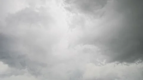 Storm clouds. The slow tune of clouds in the sky in a summer thunderstorm. The Stock-Footage 169444059