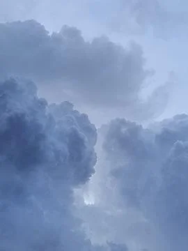 Storm Clouds Storm Cloud Background Dramatic Cloudscape Dark Cloud Formatio 库存照片