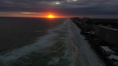 Storm Clouds Sunset 库存影片 131066296
