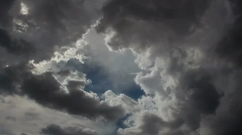 Storm Clouds Swallow Sky Stock Footage 8526187