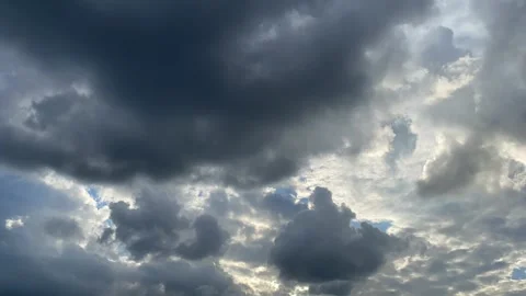 Storm clouds before a thunder-storm, Timelapse Stock Footage 213013192
