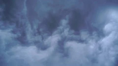 Storm clouds before the thunderstorm time laps 4k 60fps Stock Footage 135610514