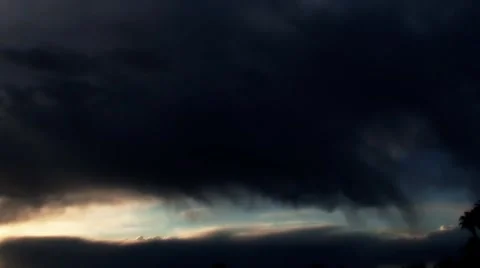 Storm Clouds time lapse 7 Stock Footage 1048827