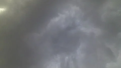 Storm Clouds Time Lapse Bad Weather Sky Stock Footage 232721588