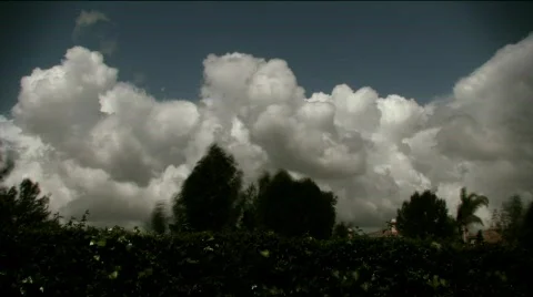 Storm clouds time lapse Stock Footage 853410