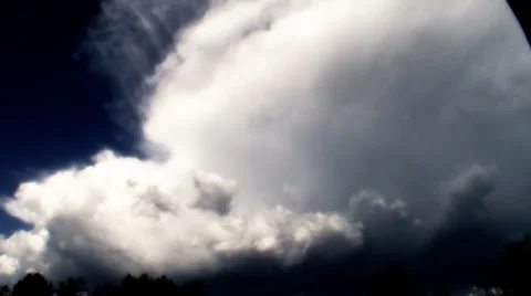 Storm Clouds time lapse Stockbeeldmateriaal 1048835